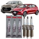 Jogo de velas de ignição iridium hyundai hb20 1.0 12v 3cil flex 2016 em diante ngk Jogo de velas de ignição iridium hyundai hb20 1.0 12v 3cil flex 2016 em diante ngk