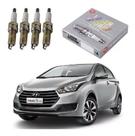 Jogo de Velas de Ignição Original NGK Iridium Hyundai HB20 1.6 16v 2017 em diante.