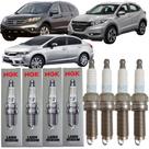 Jogo de Velas Honda Civic CRV HRV 1.8 2.0 16v Flex Ngk