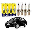 Jogo De Velas Magneti Marelli Voyage 1.0 1.6 8v 2009 A 2012