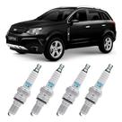 Jogo de Velas Original NGK Iridium Captiva 2.4 Ecotec Gasolina de 2011 a 2017. ILTR5D