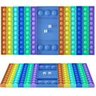 Jogo de xadrez Fidget Toy bvcat Big Pop com tabuleiro de xadrez Dice Jumbo