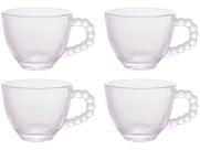 Jogo de Xícaras de Café 80ml Wolff Mesa Pearl - 4 Peças