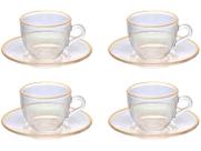 Jogo de Xícaras de Café 85ml Hauskraft Matte 4 Peças