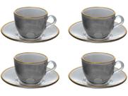 Jogo de Xícaras de Café 85ml Hauskraft Matte 4 Peças