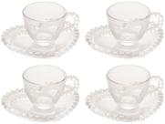 Jogo de Xícaras de Café 85ml Wolff Mesa Pearl - 4 Peças