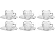 Jogo de Xícaras de Café 93ml Wheaton Crystal - 6 Peças