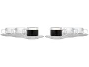 Jogo de Xícaras de Café 95ml Haus Concept Canelado 6 Peças