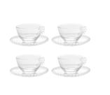 Jogo de Xícaras de Café com Pires 4 peças 80ml