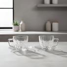 Jogo De Xicaras De Cafe Cristalle 90ml Servir Mesa Decoração