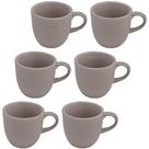 Jogo De Xícaras De Cerâmica Para Café Medina 100 Ml 06 Peças Jogo De Xícaras De Cerâmica Para Café Medina 100 Ml 06 Peças