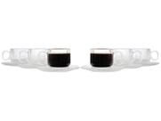 Jogo de Xícaras de Chá 170ml Haus Concept Canelado 6 Peças