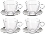Jogo de Xícaras de Chá 170ml Hauskraft Tiffany 4 Peças Jogo de Xícaras de Chá 170ml Hauskraft Tiffany 4 Peças