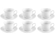 Jogo de Xícaras de Chá de Porcelana 150ml