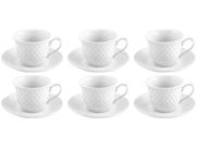 Jogo de Xícaras de Chá de Porcelana 150ml