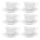 Jogo de xícaras de chá de porcelana Wolff Maldivas 6 peças 180ml