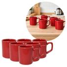 Jogo de Xícaras para Café em Cerâmica Indian Vermelho 90ml 6 Peças Jogo de Xícaras para Café em Cerâmica Indian Vermelho 90ml 6 Peças