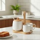 Jogo de Xícaras para Café Oasis Açucareiro Haüskraft Presente Perfeito para Quem Ama Café