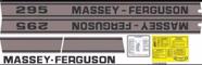 Jogo Decalque Para Massey Ferguson 295 - 3175587