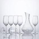 Jogo Decanter 1,7L e 6 Taças para Vinho 315ml Jogo Decanter 1,7L e 6 Taças para Vinho 315ml