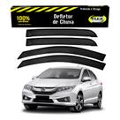Jogo Defletor Calha Chuva Honda City 1.5 16v 2015 A 2017