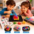Jogo Desafio IQ Game Encaixe 120 Desafios Novo Gênio - 30127 Jogo Desafio IQ Game Encaixe 120 Desafios Novo Gênio - 30127