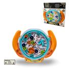Jogo Desafio IQ Labirinto de Engrenagens Novo Genio Nettoy Laranja Brinquedo Educativo e Recreativo