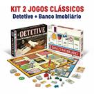 Jogo Detetive Retrô + Jogo Banco Imobiliário Retrô - Estrela Brinquedos Jogo Detetive Retrô + Jogo Banco Imobiliário Retrô - Estrela Brinquedos