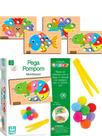 Jogo Didático Pega Pompom Montessori em Madeira -Nig