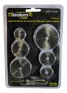 Jogo disco de corte HSS p/ Micro Retífica - Titanium do Brasil Jogo disco de corte HSS p/ Micro Retífica - Titanium do Brasil