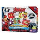 Jogo dos Números Educativo 60 Peças Homem de Ferro Marvel Mimo Toys