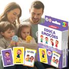 Jogo Educa Emoções 34 Cartas Educativo Sentimentos Crianças