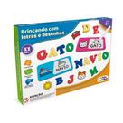 Jogo Educativo Brincando com Letras e Desenhos Pais e Filhos A partir de 4 anos