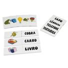 Jogo Educativo Cartas Para Ditado Carlu 350 40 Peças E.v.a