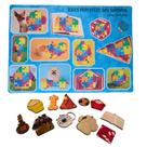 Jogo Educativo Das Sombras Em MDF Divertido Figuras Para Autistas