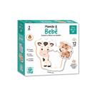 Jogo Educativo De Madeira Mamãe E Bebê 12 Peças Be A Bá 041301 - Nig