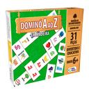 Jogo Educativo Dominó A ao Z 31 Peças Madeira Pais e Filhos