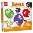 Jogo Educativo Gira Conhecendo as Vogais com Roletas Brincadeira de Criança