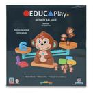 Jogo educativo multijogadores balanca macaco - polibrinq