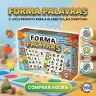 Jogo Educativo Pedagógico Forma Palavras Com 120 Letras