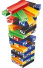 Jogo Educativo Tombou Perdeu Torre Empilha Blocos 45pçs Art Brink Jogo Educativo Tombou Perdeu Torre Empilha Blocos 45pçs Art Brink