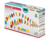 Jogo Efeito Domino Blocos Coloridos 40 Peças - Junges