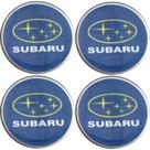 Jogo Emblema Adesivo de Calota Subaru 48mm 4 Peças