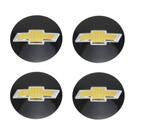 Jogo Emblema Logo Adesivo Centro Roda Gm Chevrolet 55mm