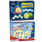 Jogo Escolar Aprender Contas Adicao e Subtracao + Aprender a Soletrar - Pais e Filhos