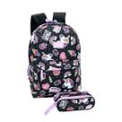 Jogo Escolar Mochila E Estojo Juvenil MFK9109