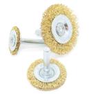 Jogo Escova Circular de Aço Haste 1/4" 3 Peças Tradestar