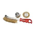 Jogo Escova De Aço Carbono 3 Peças Haste 1/4" - MTX Jogo Escova De Aço Carbono 3 Peças Haste 1/4" - MTX