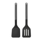 Jogo Espátula Turner e Perfurada Cozinha Cinza KitchenAid