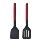 Jogo Espátula Turner e Perfurada Cozinha Vermelha KitchenAid